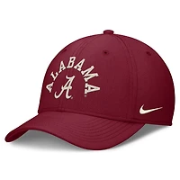Casquette Nike Crimson Alabama Tide Campus Prep pour homme, modèle Chained & Arched Swooshflex Flex
