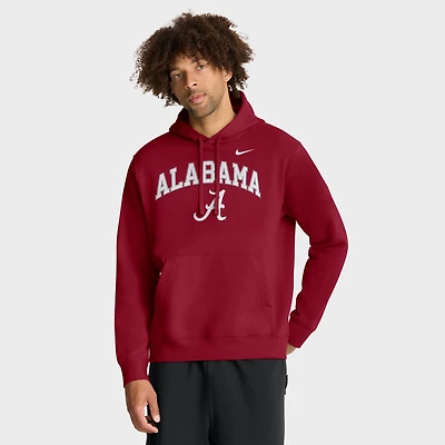 Men's Nike Crimson Alabama Tide Club Fleece Arch Pullover Hoodie