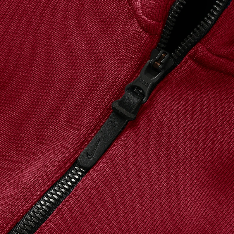Pull-over Nike Crimson Alabama Tide Coaches Premium Dri-FIT à demi-zip pour homme