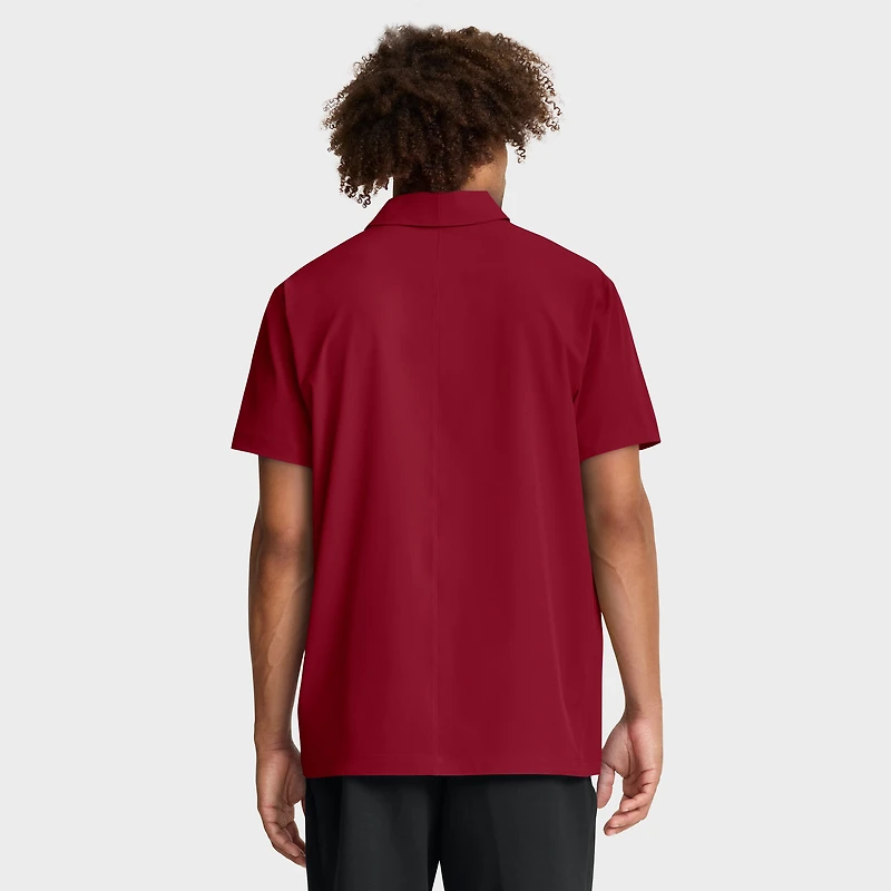 Polo Nike Dri-FIT pour homme, couleur rouge Alabama, Crimson Tide, entraîneurs.