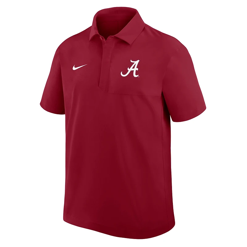 Men's Nike Crimson Alabama Tide Coaches Sideline Dri-FIT Polo