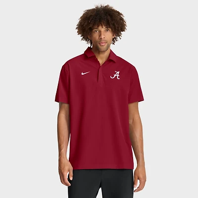 Polo Nike Dri-FIT pour homme, couleur rouge Alabama, Crimson Tide, entraîneurs.