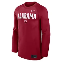 Pull-over léger Nike Crimson Alabama Tide Dugout Dri-FIT pour homme