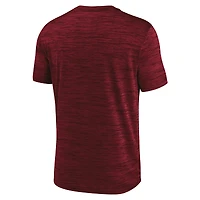 T-shirt Nike Crimson Alabama Tide Dugout Velocity Dri-FIT pour homme