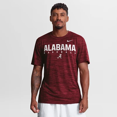 Men's Nike Crimson Alabama Tide Dugout Velocity Dri-FIT T-Shirt