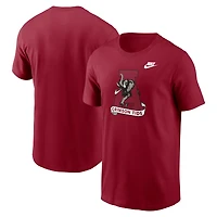 T-shirt Nike Crimson Alabama Tide Legacy pour homme avec logo alternatif