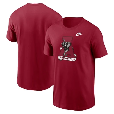 Men's Nike White Alabama Crimson Tide Legacy Alternate Logo T-Shirt
