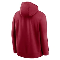 Men's Nike Alabama Crimson Tide Legacy Logo Club Fleece Pullover Hoodie