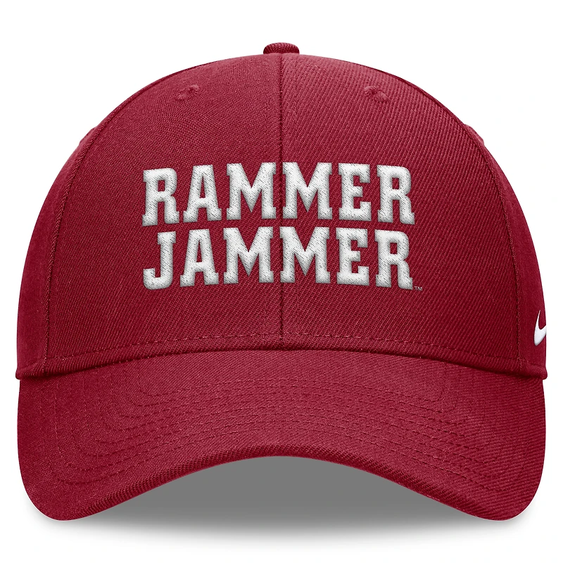 Casquette ajustable Nike Crimson Alabama Crimson Tide Local Rise pour homme
