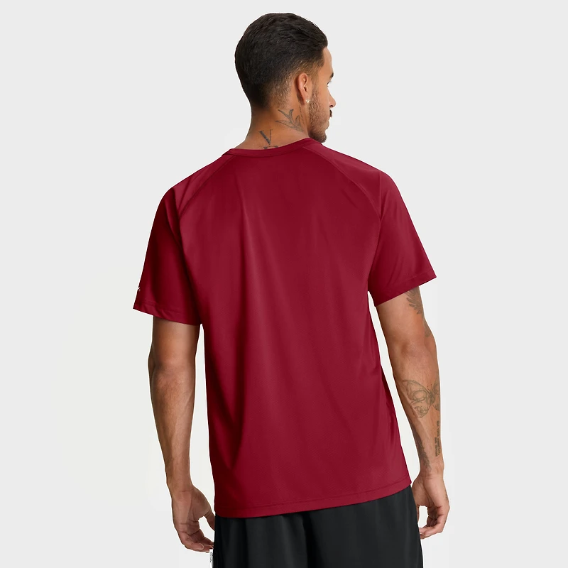 T-shirt Nike Crimson Alabama Tide Premium Performance Ready Raglan Dri-FIT pour homme