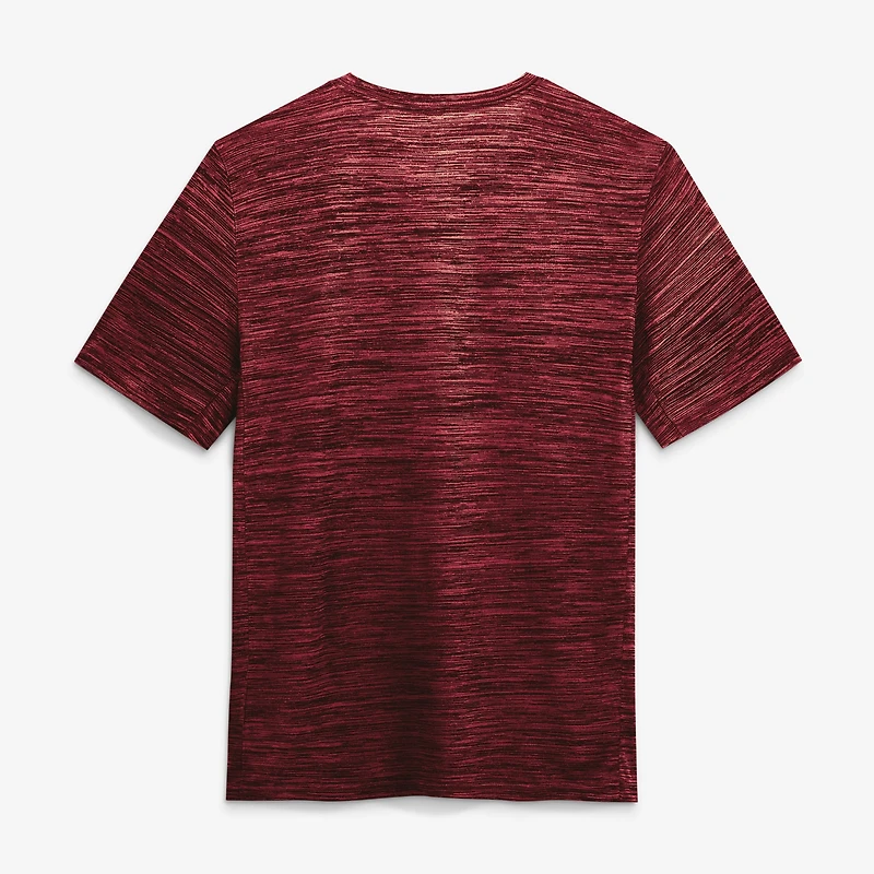T-shirt Nike Crimson Alabama Tide Primetime Arch Logo Velocity Dri-FIT pour homme
