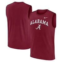 Débardeur Nike Crimson Alabama Tide Primetime Legend Arch Dri-FIT pour homme