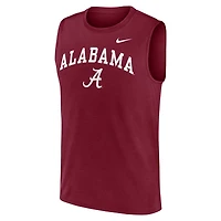 Men's Nike Crimson Alabama Tide Primetime Legend Arch Dri-FIT Muscle Tank Top