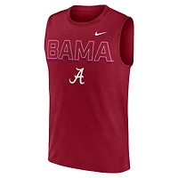 Men's Nike Crimson Alabama Tide Primetime Tricode Legend Dri-FIT Tank Top
