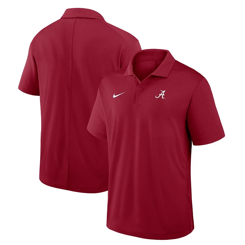 Polo Nike Crimson Alabama Tide Primetime Victory Plus Dri-FIT pour homme