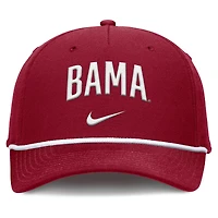 Casquette ajustable Nike Crimson Alabama Crimson Tide Rise Campus pour homme