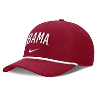 Casquette ajustable Nike Crimson Alabama Crimson Tide Rise Campus pour homme