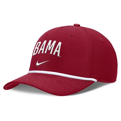 Casquette ajustable Nike Crimson Alabama Crimson Tide Rise Campus pour homme