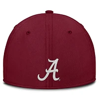 Casquette Nike Crimson Alabama Tide Rise On-Field SwooshFlex Dri-FIT Flex pour homme