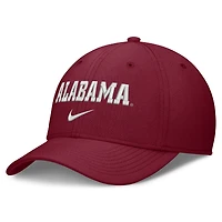 Casquette Nike Crimson Alabama Tide Rise On-Field SwooshFlex Dri-FIT Flex pour homme