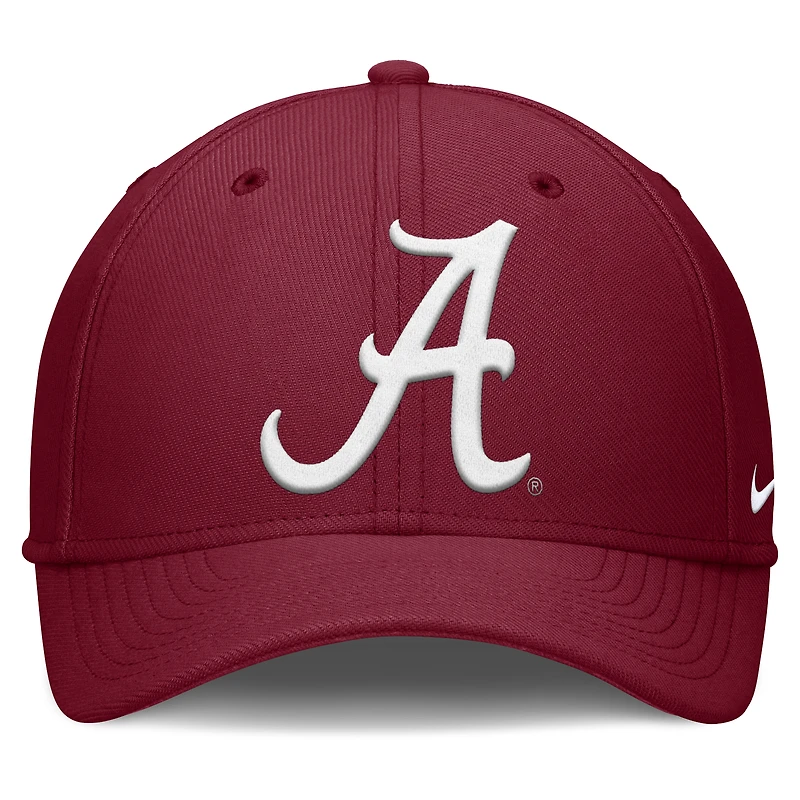 Men's Nike Crimson Alabama Tide Rise Swoosh Dri-FIT Flex Hat
