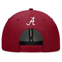 Casquette ajustable Nike Crimson Alabama Crimson Tide Slanted Primetime Rise Performance pour homme