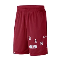 Short de performance Nike Crimson Alabama Tide Wordmark pour homme