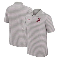 Men's Nike Crimson/White Alabama Crimson Tide Primetime Victory Striped Performance Polo
