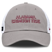 Men's Nike Gray Alabama Crimson Tide 2025 Gameday On-Field Club Adjustable Trucker Hat