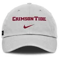 Casquette ajustable Nike grise Alabama Crimson Tide 2025 On-Field Gameday Club pour homme