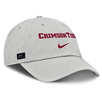 Casquette ajustable Nike grise Alabama Crimson Tide 2025 On-Field Gameday Club pour homme