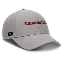 Casquette ajustable Nike grise Alabama Crimson Tide 2025 On-Field Rise Performance pour homme