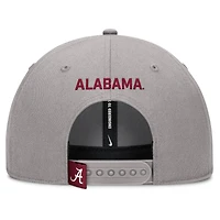 Casquette ajustable Nike grise Alabama Crimson Tide 2025 On-Field Rise Performance pour homme