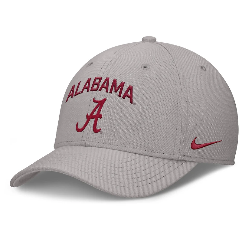 Casquette Nike grise Alabama Crimson Tide 2025 Performance Flex pour homme