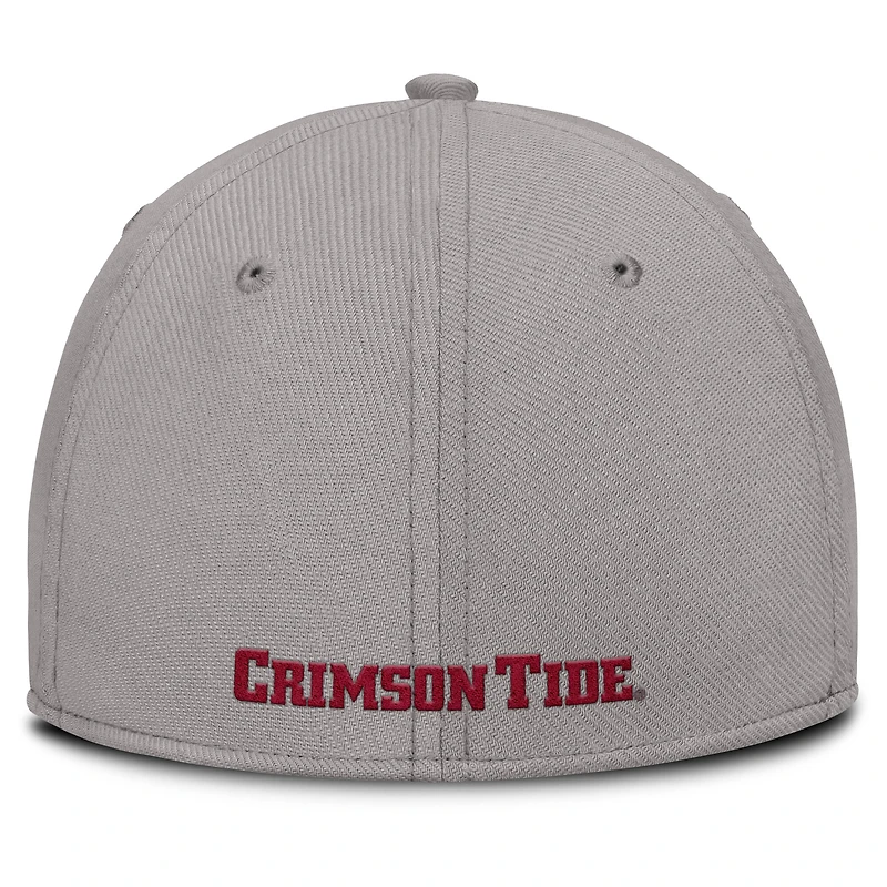 Casquette Nike grise Alabama Crimson Tide 2025 Performance Flex pour homme