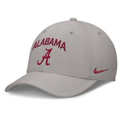 Casquette Nike grise Alabama Crimson Tide 2025 Performance Flex pour homme
