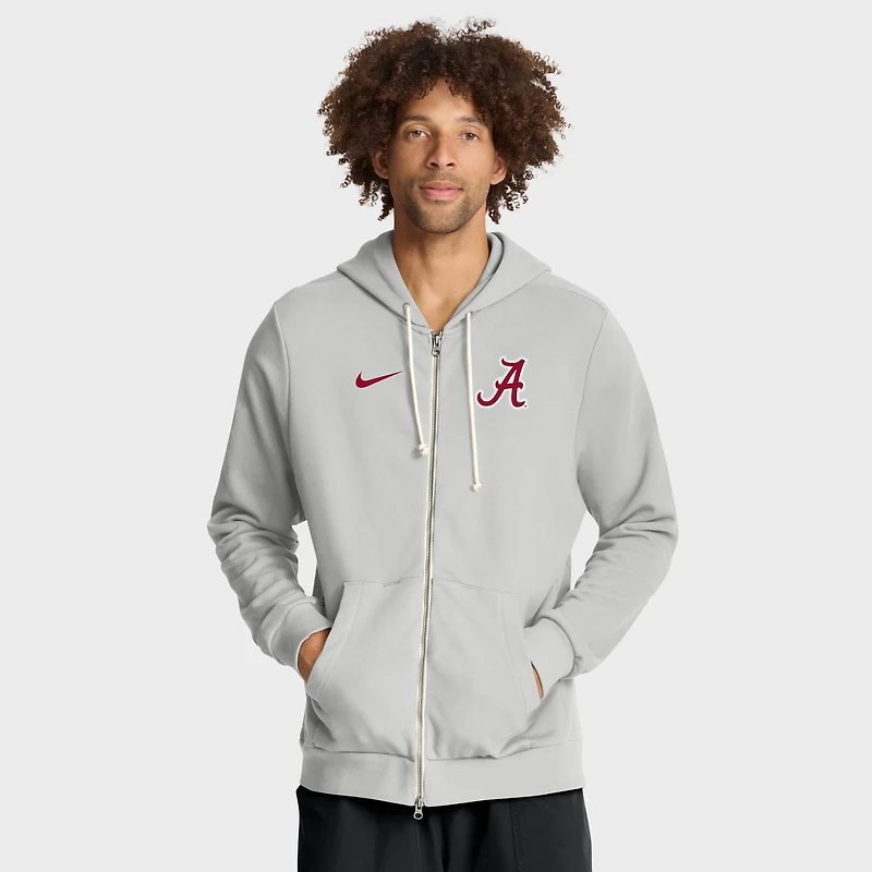 Men's Nike Alabama Crimson Tide 2025 Sideline Standard Issue Dri-FIT Full-Zip Hoodie