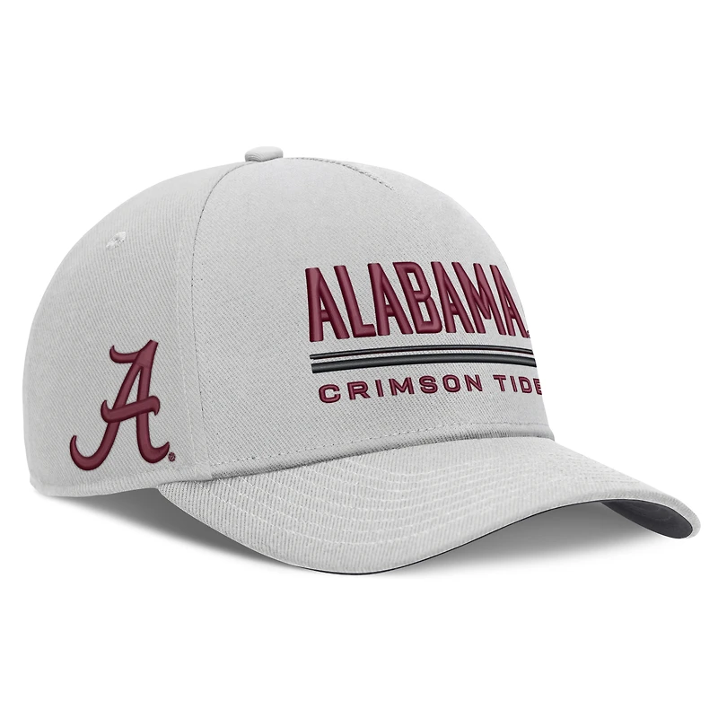 Casquette ajustable Nike blanche Alabama Crimson Tide 2026 Sideline Dri-FIT pour homme