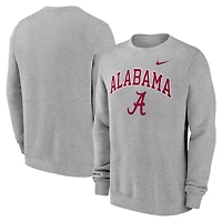 Men's Nike Gray Alabama Crimson Tide Arch Pullover Sweatshirt