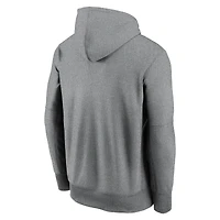 Sweat à capuche Nike Heather Grey Alabama Crimson Tide Icon Football Performance pour homme