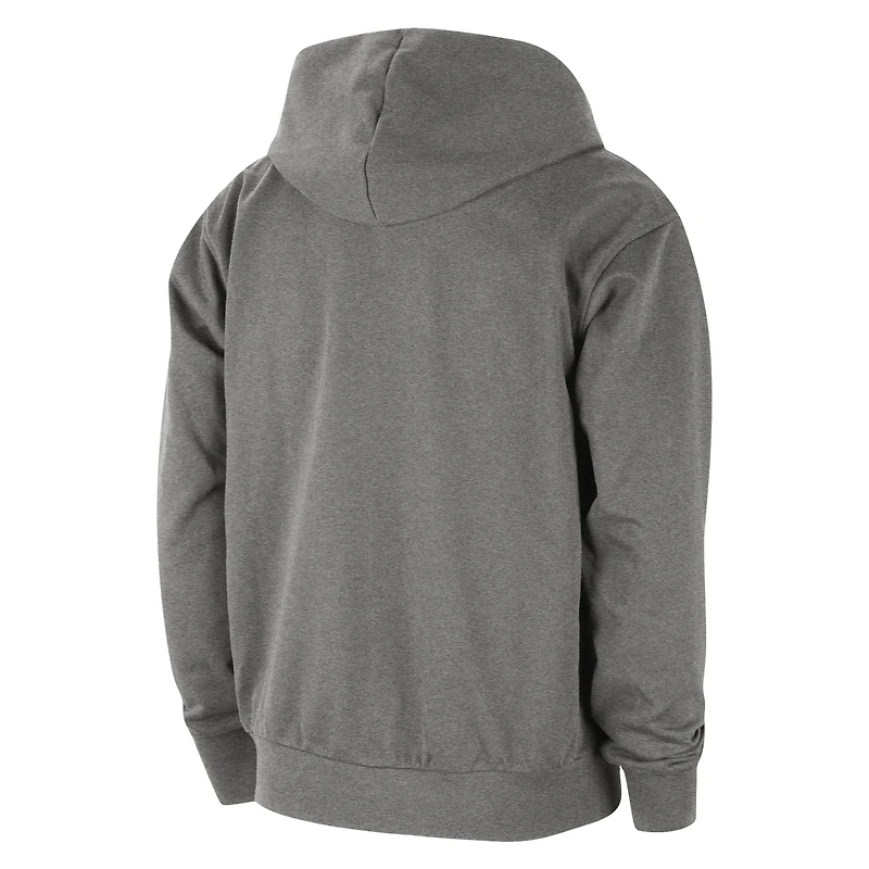 Sweat à capuche entièrement zippé Nike Heather Grey Alabama Crimson Tide Standard Issue Player Performance pour homme
