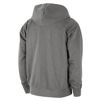 Sweat à capuche entièrement zippé Nike Heather Grey Alabama Crimson Tide Standard Issue Player Performance pour homme