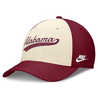Men's Nike  Natural/Crimson Alabama Crimson Tide Legacy Swooshflex Dri-FIT Hat