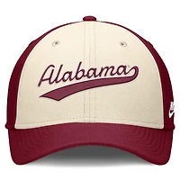 Casquette Nike Legacy Swooshflex Dri-FIT pour homme, coloris naturel/cramoisi Alabama Crimson Tide