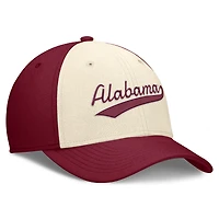 Men's Nike  Natural/Crimson Alabama Crimson Tide Legacy Swooshflex Dri-FIT Hat