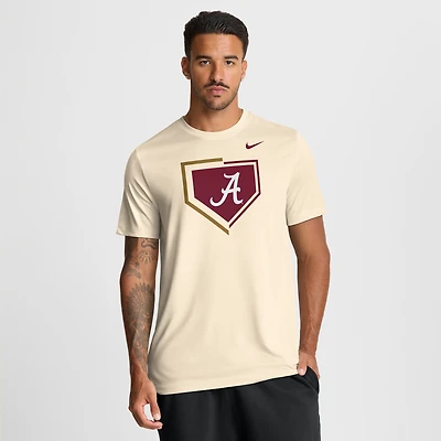 Men's Nike Natural Alabama Crimson Tide Primetime Baseball Icon Legend Dri-FIT T-Shirt