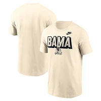 T-shirt Nike Natural Alabama Crimson Tide Team Bold pour homme