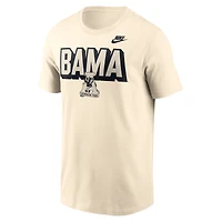 Men's Nike Natural Alabama Crimson Tide Team Bold T-Shirt