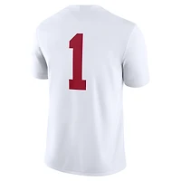 Men's Nike #1 White Alabama Crimson Tide Game Jersey