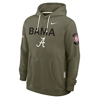 Sweat à capuche Nike Olive Alabama Crimson Tide 2025 Military Appreciation Standard Issue pour homme